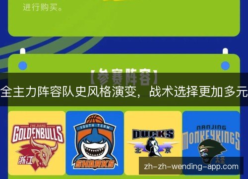 全主力阵容队史风格演变，战术选择更加多元